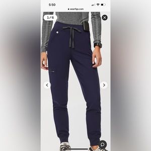 High waisted Zamora figs. Size medium tall! Navy blue!!!